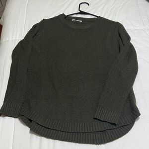 Pink Clover Dark Green Crew Neck Sweater